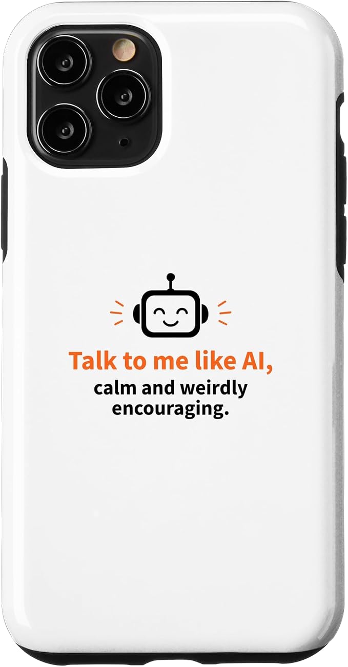 AI Robot Calm Encouraging Tech Support Case for iPhone 11 Pro by Unknown