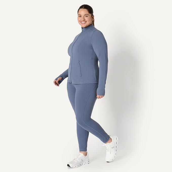 Amazon Essentials Women's Active FormFlex Buttery Soft Slim Fit Quarter Zip Long Sleeve Pullover Jacket - Image 7