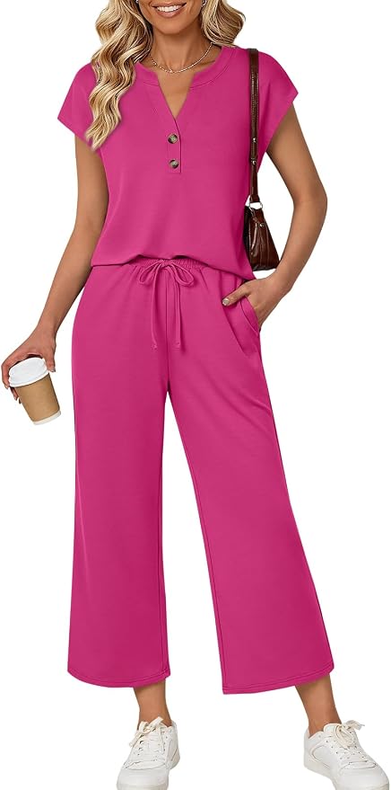 LILLUSORY Two Piece Lounge Sets for Women Vacation Beach Travel Airport Fall Outfits Casual Cruise Fashion 2026 by Lillusory