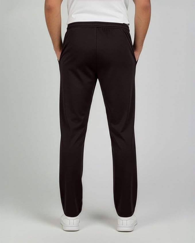 3 Pack Men's Mesh Open Bottom Sweatpants Active Athletic Workout Gym Pocket | Available in Big & Tall, Uncuffed, Elastic Waistband, Drawstring, Straight Leg, Running, Jogging, Exercise, Training, Sports - Image 9