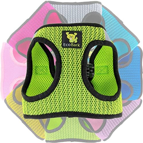 EcoBark Step in Dog Harness, Reflective Soft Mesh No Pull Pet Vest, XXS by EcoBark