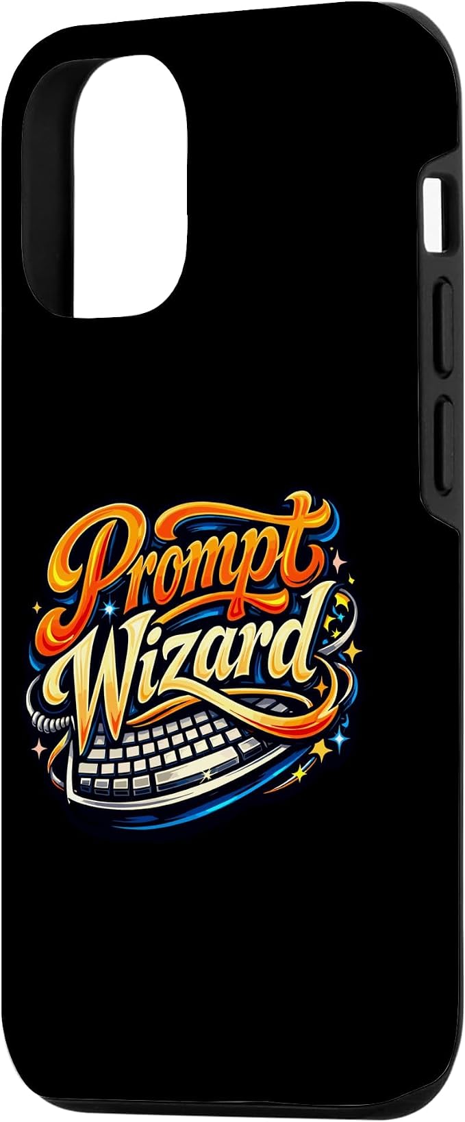 Prompt Wizard AI Retro Keyboard Case for iPhone 12/12 Pro - Image 2