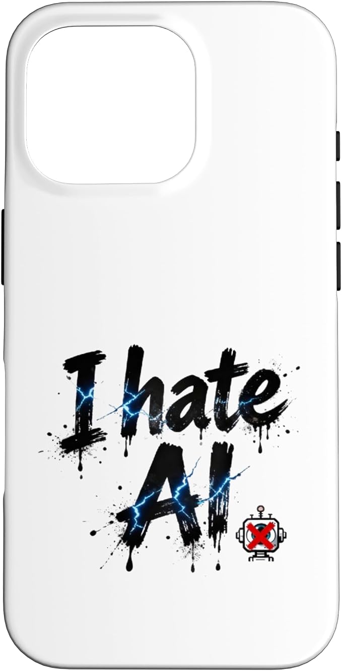 I Hate Ai Case for iPhone 16 Pro by Unknown