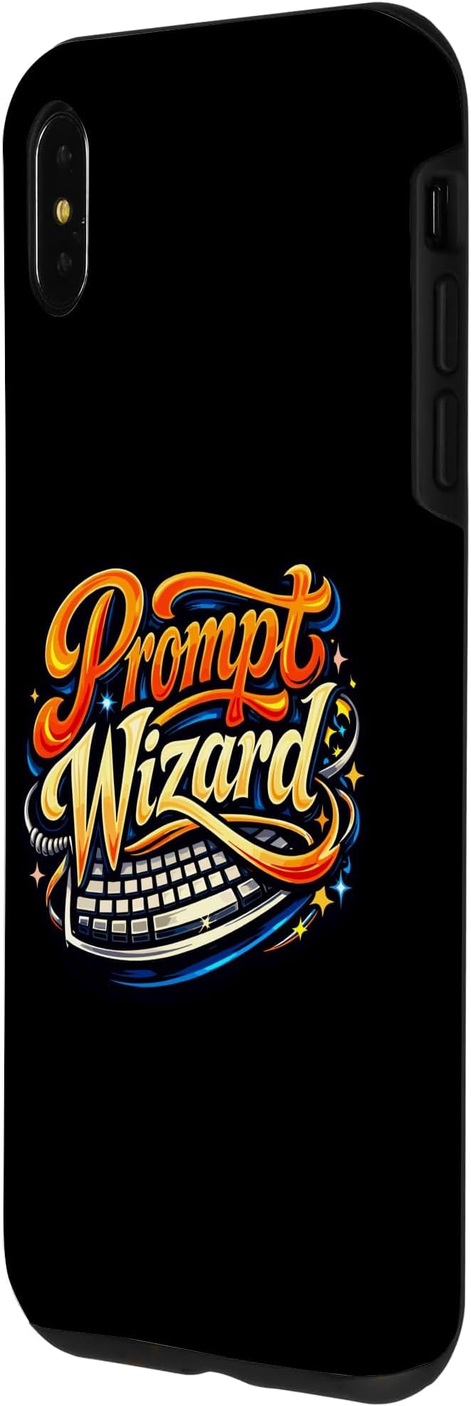 Prompt Wizard AI Retro Keyboard Case for iPhone Xs Max - Image 2