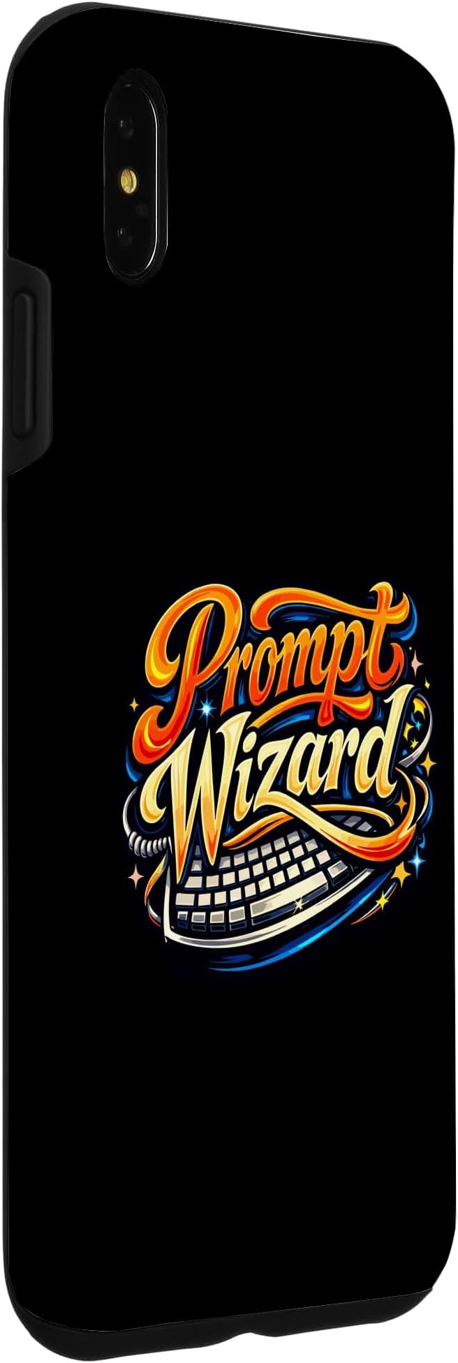 Prompt Wizard AI Retro Keyboard Case for iPhone Xs Max - Image 3