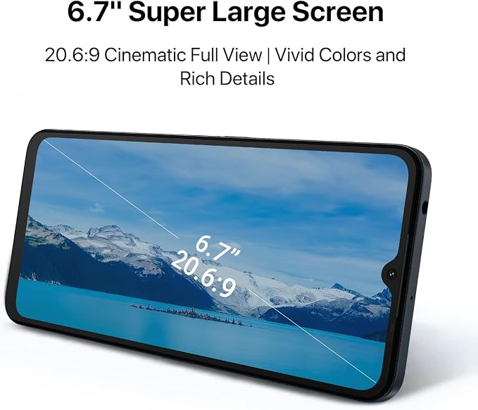 UMIDIGI Unlocked Cell Phone, A13 Pro (4+128GB) NFC Smart Phone, 6.7" HD Full Screen, 5150mAh, Android Mobile Phone with FM Radio, Dual 4G Phone - Image 4