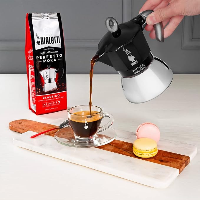 Bialetti - Moka Induction, Moka Pot, Suitable for all Types of Hobs, 2 Cups Espresso (2.8 Oz), 90 milliliters,Black - Image 2