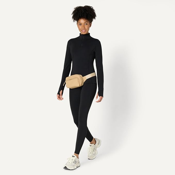 Amazon Essentials Women's Active FormFlex Buttery Soft Slim Fit Quarter Zip Long Sleeve Pullover Jacket - Image 6