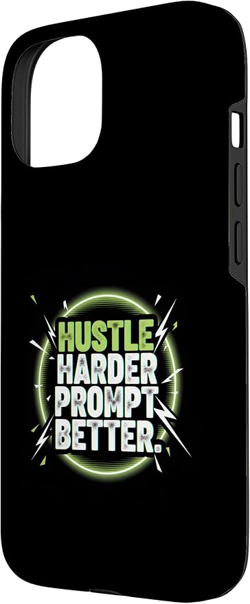 Hustle Harder Prompt Better AI Artificial Intelligence Case for iPhone 15 - Image 2