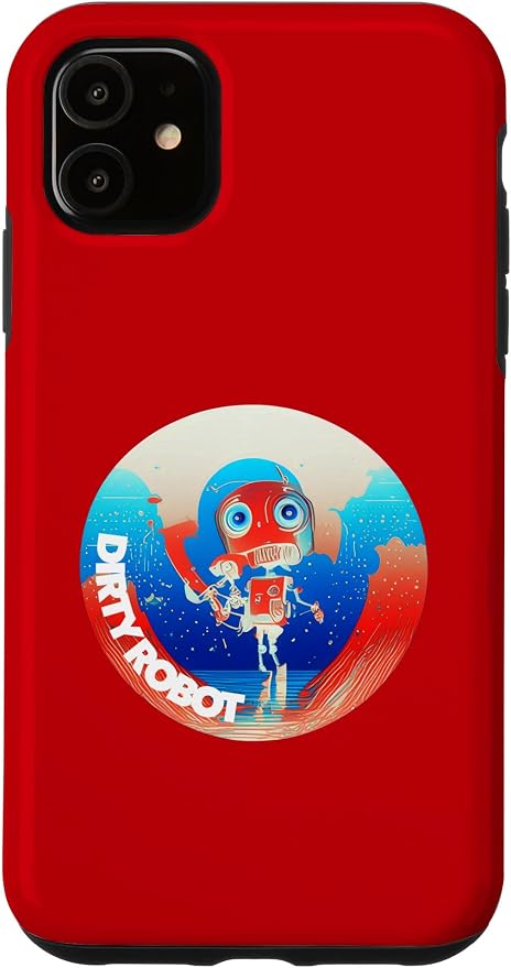 Dirty Robot my computer friend brand AI computing code cobot Case for iPhone 11 by Unknown
