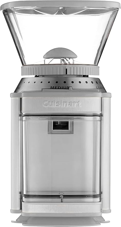 Cuisinart Coffee Grinder, Electric One-Touch Automatic Burr Coffee Grinder with 18-Position Grind Selector, Cup Size Selector for 4 – 18 Cups, Cool Gray Stainless Steel - Image 3