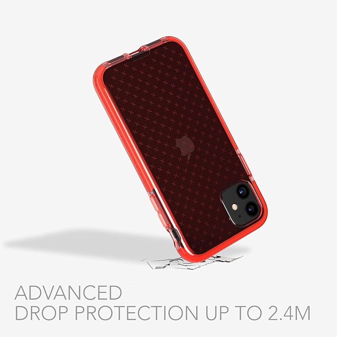 tech21 Evo Check Phone Case for Apple iPhone 11 with 12 ft. Drop Protection Coral - Image 8