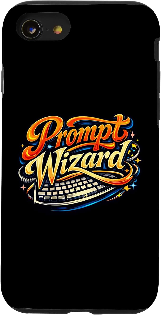 Prompt Wizard AI Retro Keyboard Case for iPhone SE (2020) / 7/8 by Unknown