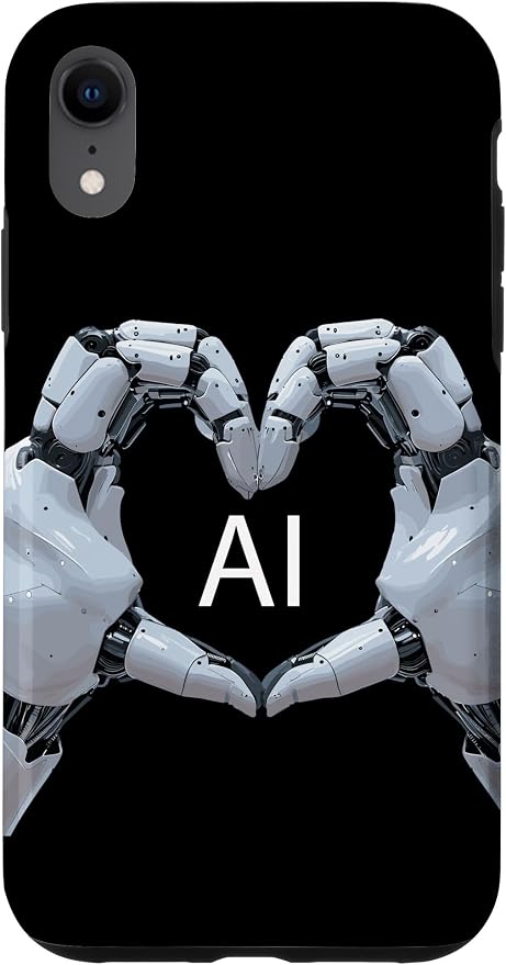 iPhone XR Love AI, Artificial Intelligence, robot hands Case by Unknown