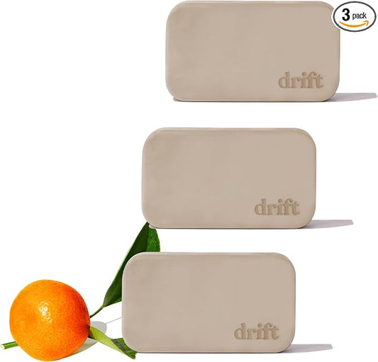 Drift Car Air Freshener - The Original Stone Air Freshener - Car Odor Eliminator - Long Lasting Scent - Metal Clip - Essential Oils - Clean Ingredients - Grove Scent 3 Pack Refill - NO CLIP INCLUDED by driftscents