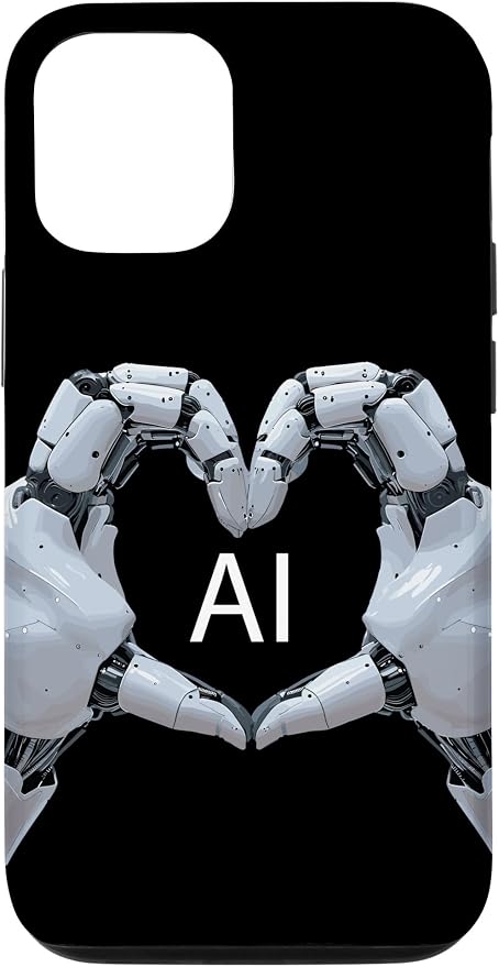 iPhone 13 Love AI, Artificial Intelligence, robot hands Case by Unknown