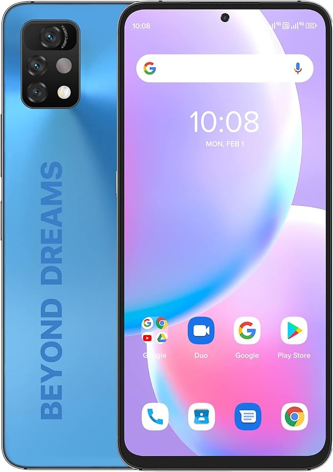 UMIDIGI A11 Pro Max Unlocked Cell Phone, Helio G80, 4GB+128GB Expandable 256GB, 6.8 Inch FHD Touch Screen, 5150mAh Battery Android Phone, 48MP+16MP, Dual SIM 4G Volte, Al Face Unlock by UMIDIGI