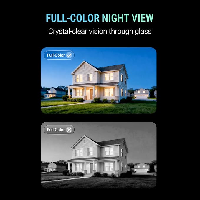 2.5K Window Security Camera – No Drill Anti-Glare, Free AI Human/Vehicle/Pet Detection, 5000mAh Battery & Wired, Indoor to Outdoor, Face Recognition, 24/7 Recording - Image 5