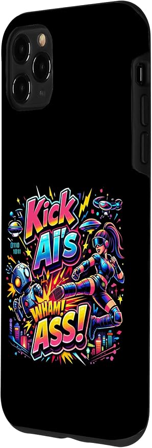 Tech Human vs AI Case for iPhone 11 Pro Max - Image 2