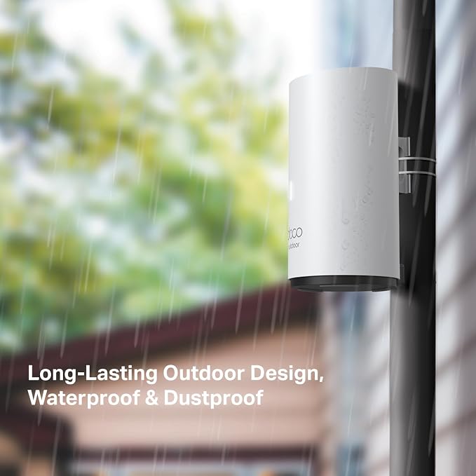 TP-Link Deco Outdoor WiFi (X50-Outdoor) – AX3000 Dual Band WiFi 6, Dual Gigabit Ports, Weatherproof, Works with Deco Mesh, Pole/Wall/Table Mount, 1-Pack - Image 5