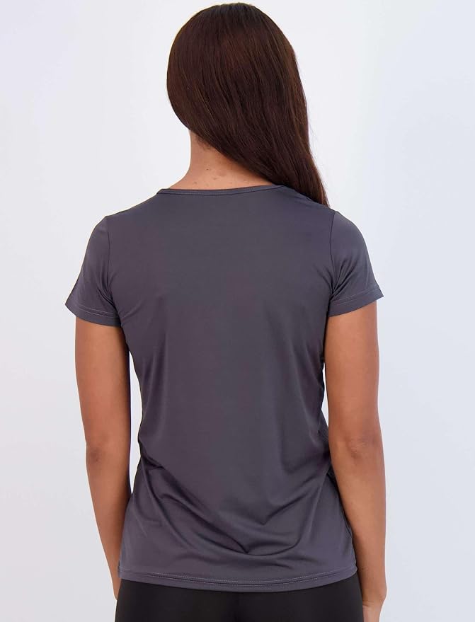 5 Pack Women's Dry Fit Short Sleeve Athletic Gym Workout Running Tops | Available in Plus Size, Exercise, Sports, Fitness, Quick Dry, Cooling, Moisture Wicking, Loose Basic Tees, Yoga, Pilates - Image 7