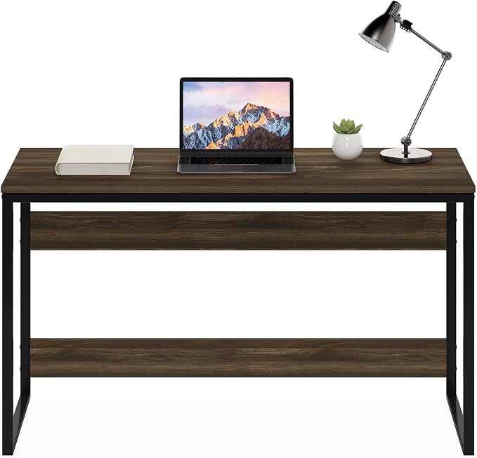 Furinno Moretti Modern Lifestyle Enhanced Study Desk 52 Inch, 52-Inch, Columbia Walnut - Image 4