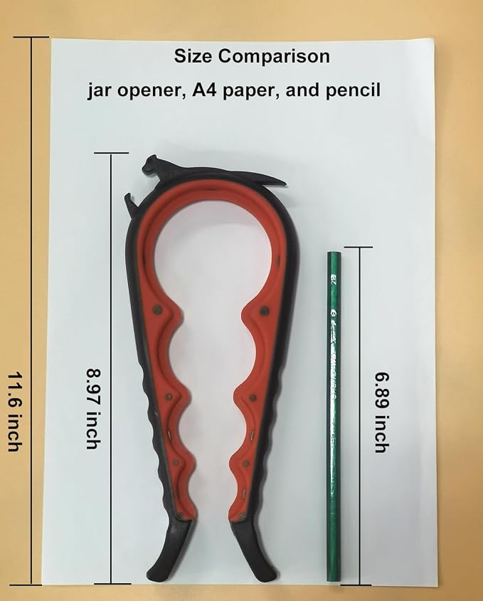 Otstar Jar Opener & Bottle Opener for Seniors with Arthritis, Weak Hands | Adjustable Lid Opener Effortlessly Opens Jars, Bottles & Pop-Top Cans, Great for Senior Parents, Grandparents, or Loved Ones - Image 9