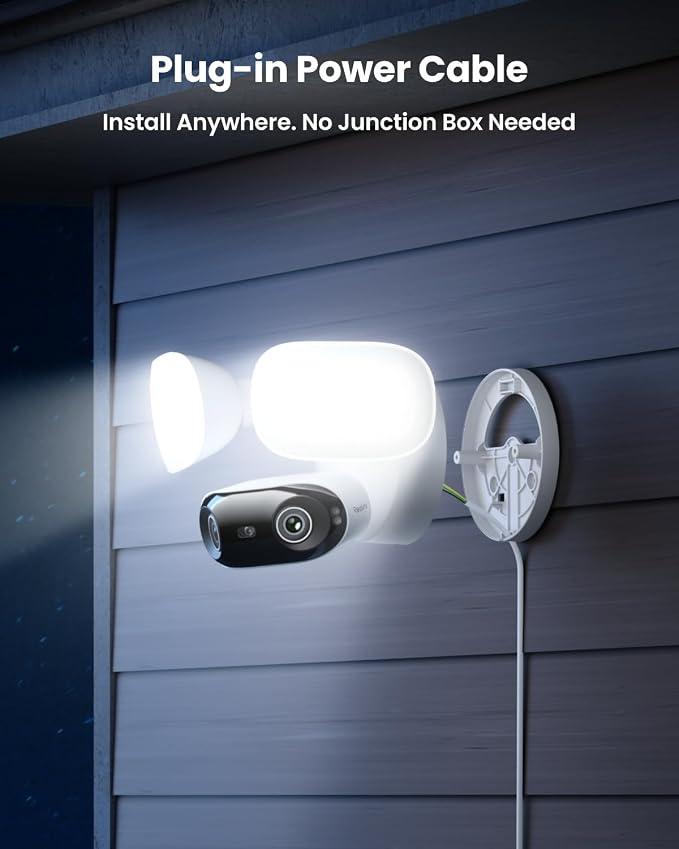 REOLINK 4K 8MP 180° Panoramic Floodlight Camera, Adjustable 3000 Lumens | AI Video Search, Dual-Band Wi-Fi 6, 24/7 Recording, No Monthly Fees, Elite Floodlight WiFi with Plug-in Power Cable - Image 2