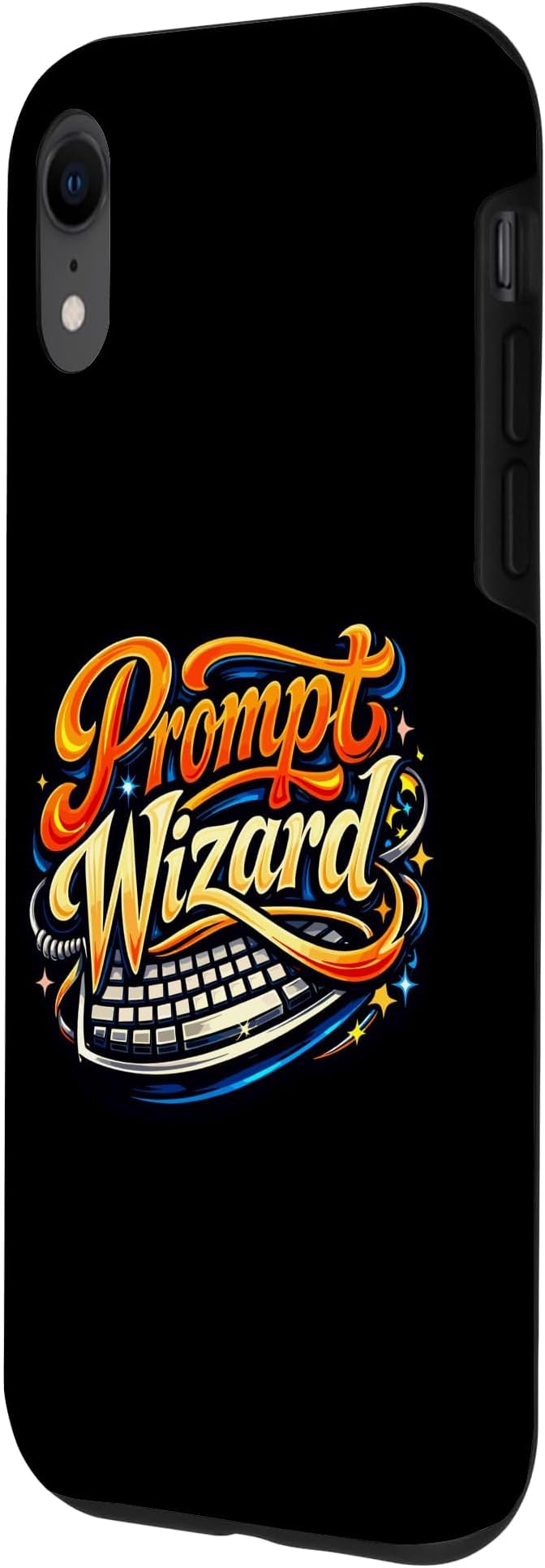 Prompt Wizard AI Retro Keyboard Case for iPhone XR - Image 2