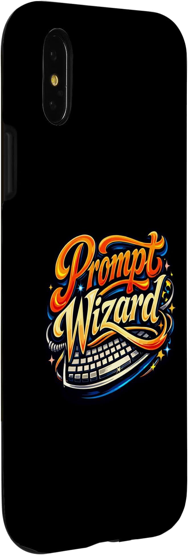 Prompt Wizard AI Retro Keyboard Case for iPhone X/XS - Image 3
