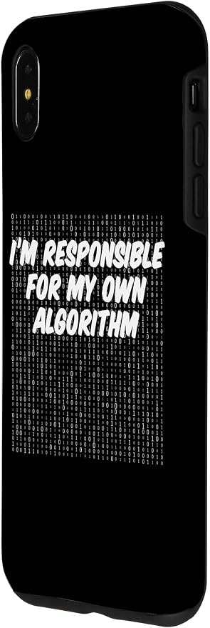 iPhone XS Max Binary Code Computer Algorithm AI Artificial Intelligence Case - Image 2