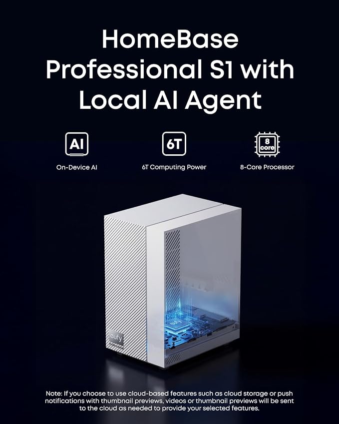 eufy HomeBase Professional S1, Home Security Center, 4G Connectivity, Battery Backup, Local Expandable Storage, Advanced Local AI, Compatible with eufy Security Products - Image 7