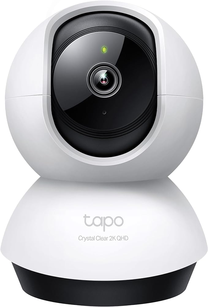 TP-Link Tapo 2K QHD Pan/Tilt Security Camera for Pet Camera, Baby Monitor, Motion Detection, Motion Tracking, 2-Way Audio, Night Vision, Cloud &SD Card Storage, Works w/Alexa & Google Home(Tapo C220) by Unknown