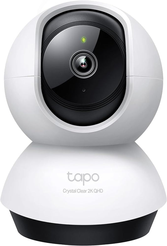 TP-Link Tapo 2K QHD Pan/Tilt Security Camera for Pet Camera, Baby Monitor, Motion Detection, Motion Tracking, 2-Way Audio, Night Vision, Cloud &SD Card Storage, Works w/Alexa & Google Home(Tapo C220) by Unknown