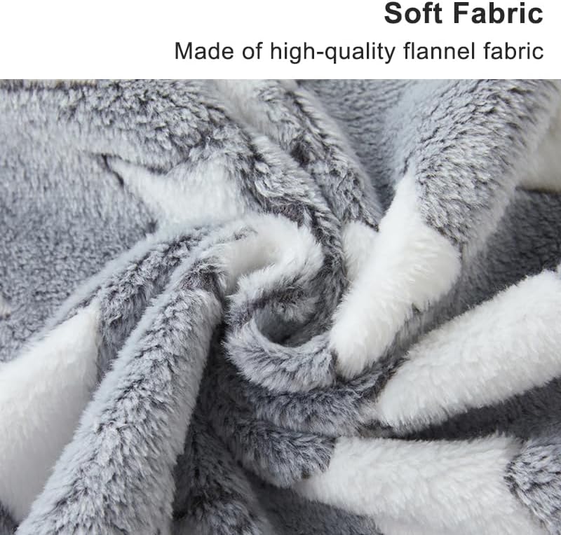 1 Pack 3 Blankets for Dog Puppy Cat (Large 41x31'', Purple, Pink, Green) - Image 6