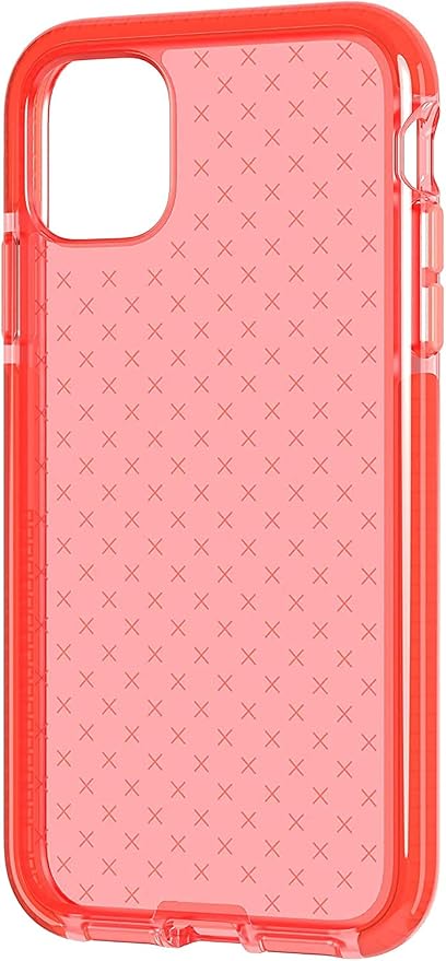 tech21 Evo Check Phone Case for Apple iPhone 11 with 12 ft. Drop Protection Coral - Image 12