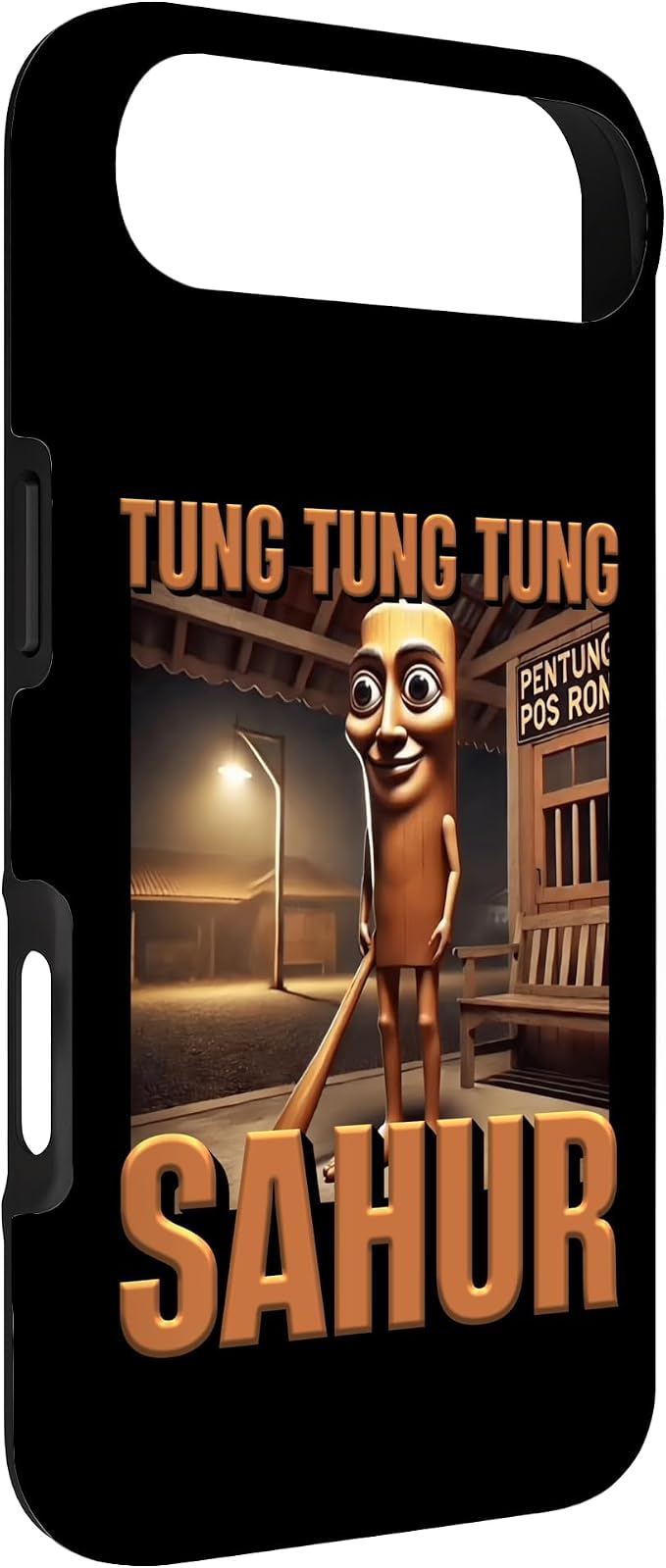 Internet Hilarious Meme AI Character Tung Tung Tung Sahur Case for iPhone Air - Image 2