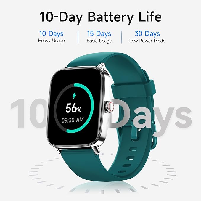 Smart Watch for Men Women, 1.85" HD Smartwatch Compatible iPhone/Samsung/Android (Answer/Make Calls), 100+ Sport Modes Fitness Tracker with Heart Rate/Sleep/SpO2 Monitor, IP68 Waterproof - Image 6
