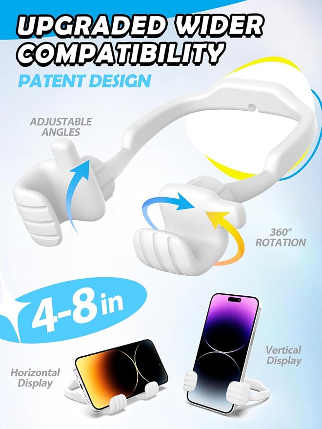 Graduation Gifts for Boys Girls Teens Kids: Thumbs Up Lazy Phone Stand Holder for Desk Funny Gadgets for Teenage Men Women Mom Wife Dad Father Son Daughter Adults Gift Stocking Stuffers Birthday Stuff - Image 3