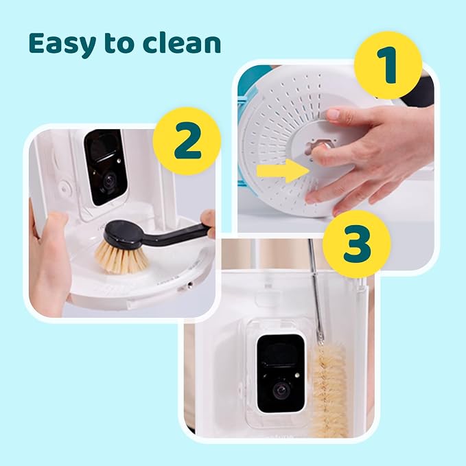 NETVUE by Birdfy AI Smart Bird Feeder with Camera, AI Auto Capture Each Bird Visit & Identify 6000+ Species, Cloud Store & Live Birdwatching, Ideal Gift (Yellow) - Image 8
