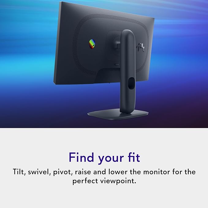 Alienware 24 Gaming Monitor AW2525HM, FHD IPS Panel, 320Hz, 0.5ms, G-SYNC | FreeSync Premium, 400 Nit Brightness, 1000:1 Contrast, 99% sRGB, Anti-Glare, USB Hub, Height Tilt Swivel, VESA 100x100 - Image 9