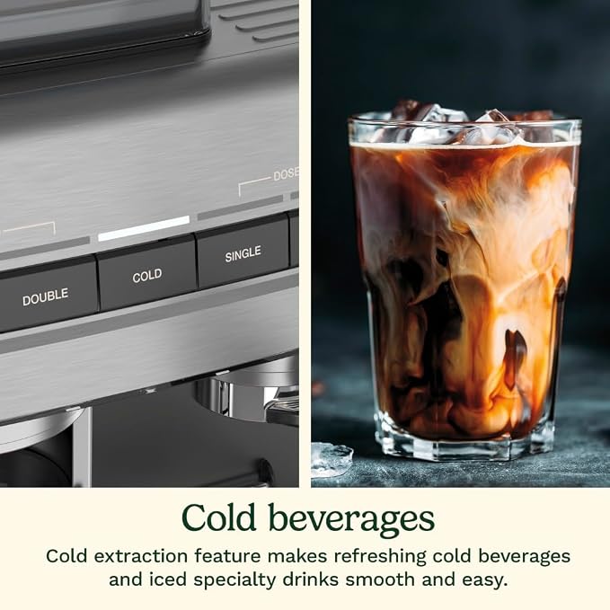 Cuisinart Espresso Bar Grind & Brew Espresso Machine, 16 Grind Settings from Fine to Coarse, Makes Hot or Cold Cafe-Quality Beverages at Home Including Cappuccino, Lattes and Cold Coffee, EM-640 - Image 6