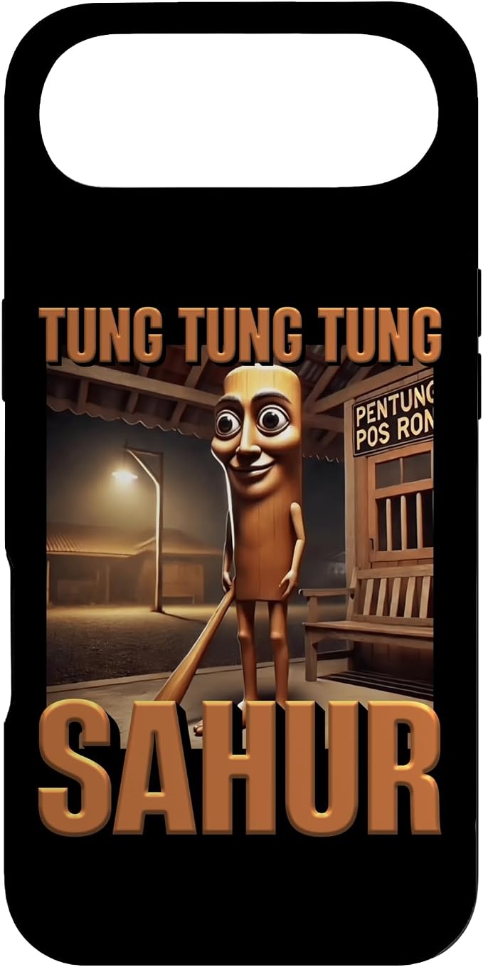 Internet Hilarious Meme AI Character Tung Tung Tung Sahur Case for iPhone Air by Unknown
