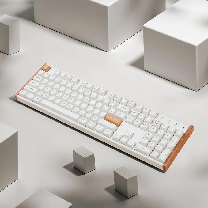 Keychron K10 HE Full-Size Hall Effect Keyboard Wireless, Rapid Trigger | Aluminum Wood Frame Hot-Swappable Magnetic Switches Adjustable Actuation 2.4 GHz Bluetooth USB-C PBT Keycaps QMK Custom RGB - Image 9