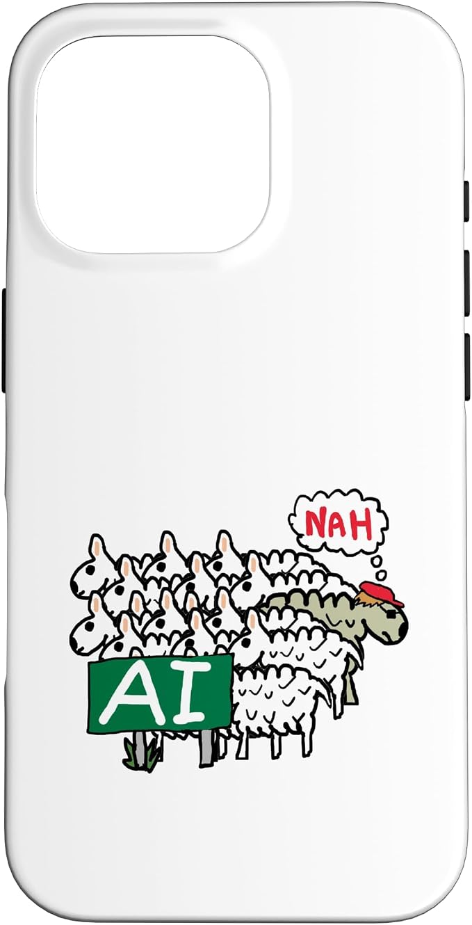 Anti AI Case for iPhone 16 Pro by Unknown