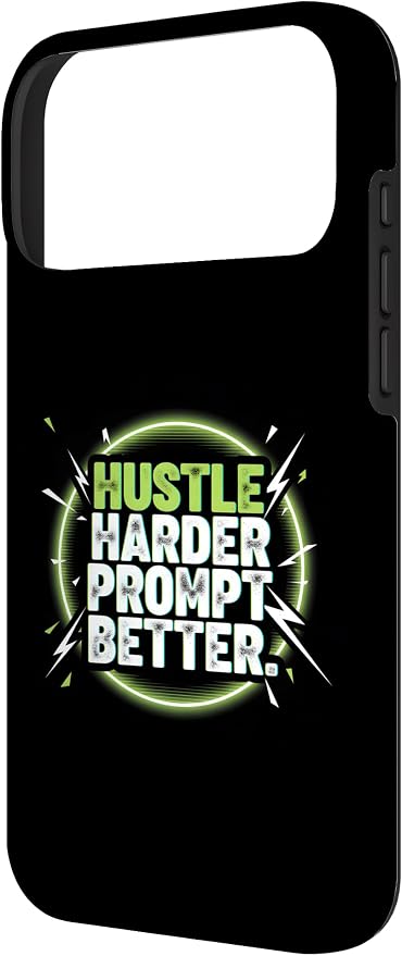 Hustle Harder Prompt Better AI Artificial Intelligence Case for iPhone 17 Pro Max - Image 2