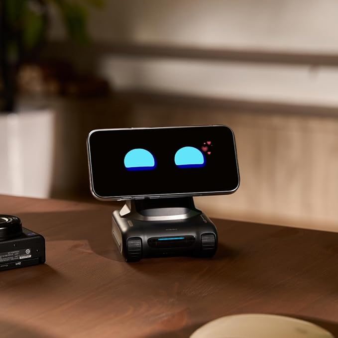 LOOI Robot-Space Black-AI Desktop Companion,ChatGPT&Gemini Voice Interaction,Visual Understanding,Personality&Memory,10W Wireless Charging,Tech&Gadget Gift,Electronic pets,Toy,Geek,Desktop Setup - Image 2