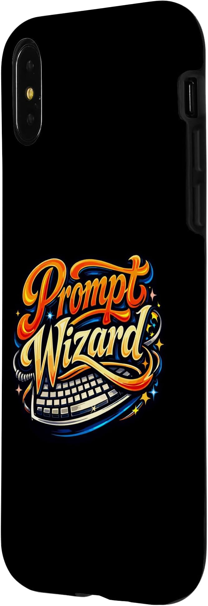 Prompt Wizard AI Retro Keyboard Case for iPhone X/XS - Image 2