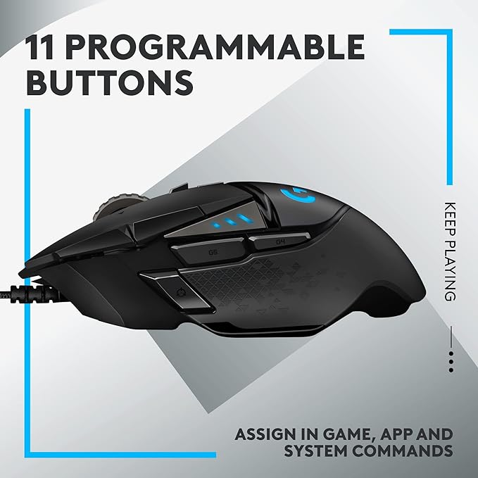 Logitech G413 SE Mechanical Gaming Keyboard and Logitech G502 HERO High Performance Gaming Mouse Bundle - Image 3
