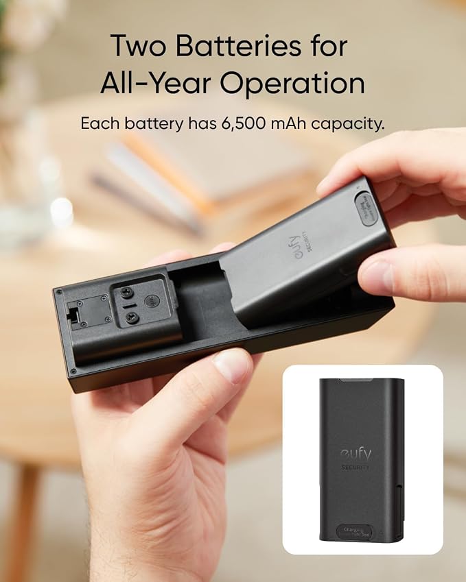 eufy Security Video Doorbell E340 Kit, No Subscription, Dual Cameras, Head-to-Toe View, 2K FHD Doorbell Camera, Two-Way Talk, Delivery Guard, AI Motion Detection, Rechargeable Battery, Built-in 8GB - Image 5